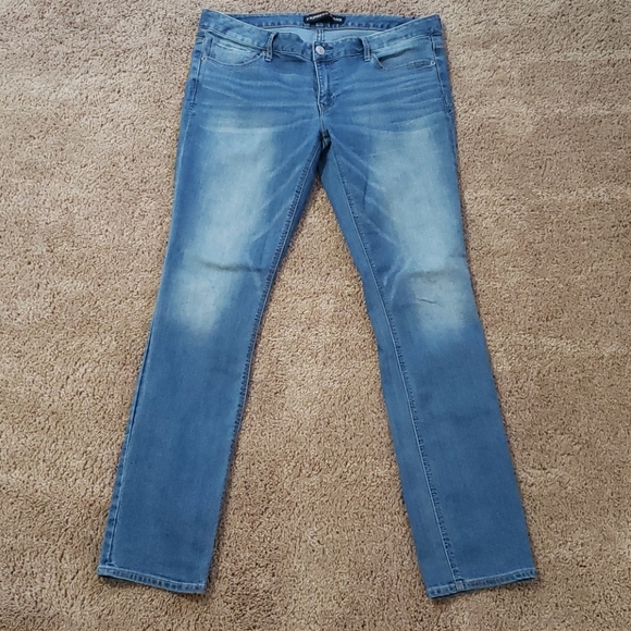Low Rise Skinny Jeans-Long